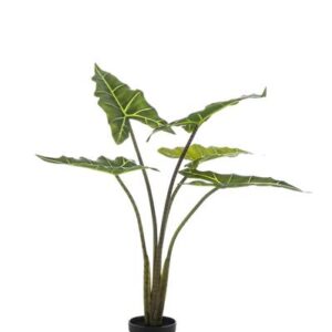 Kunstplant - Alocasia Frydek - Olifantsoor - 80 cm