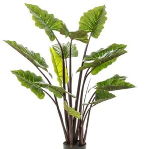 Kunstplant - Colocasia Pink China - Olifantsoor - 130 cm